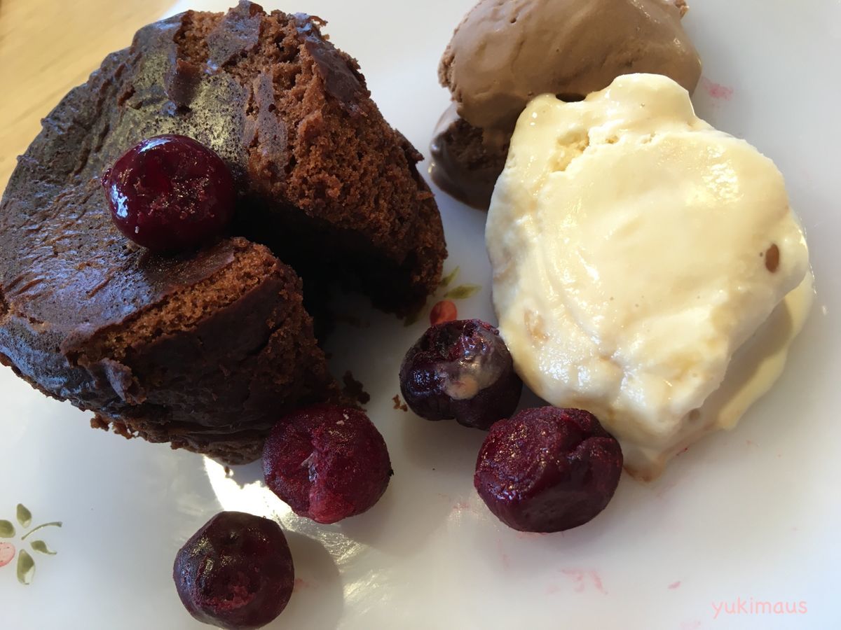 白砂糖不使用レシピ。バレンタインにオススメなフォンダンショコラ