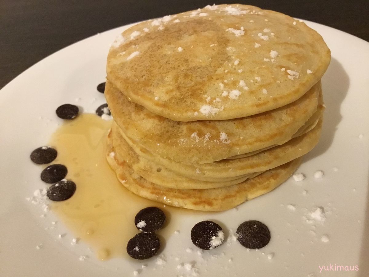 白砂糖不使用　スペルト小麦粉で作るアメリカンパンケーキ