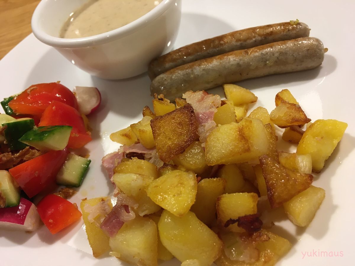 ドイツの代表料理。ジャーマンポテト〜Bratkartoffeln〜