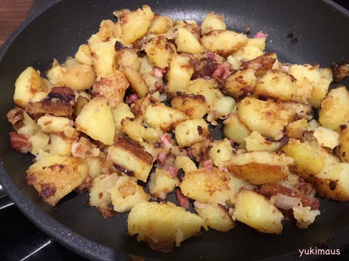 ドイツの代表料理。ジャーマンポテト〜Bratkartoffeln〜