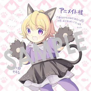 『転生幼女はあきらめない』複製ミニ色紙（描き下ろし）