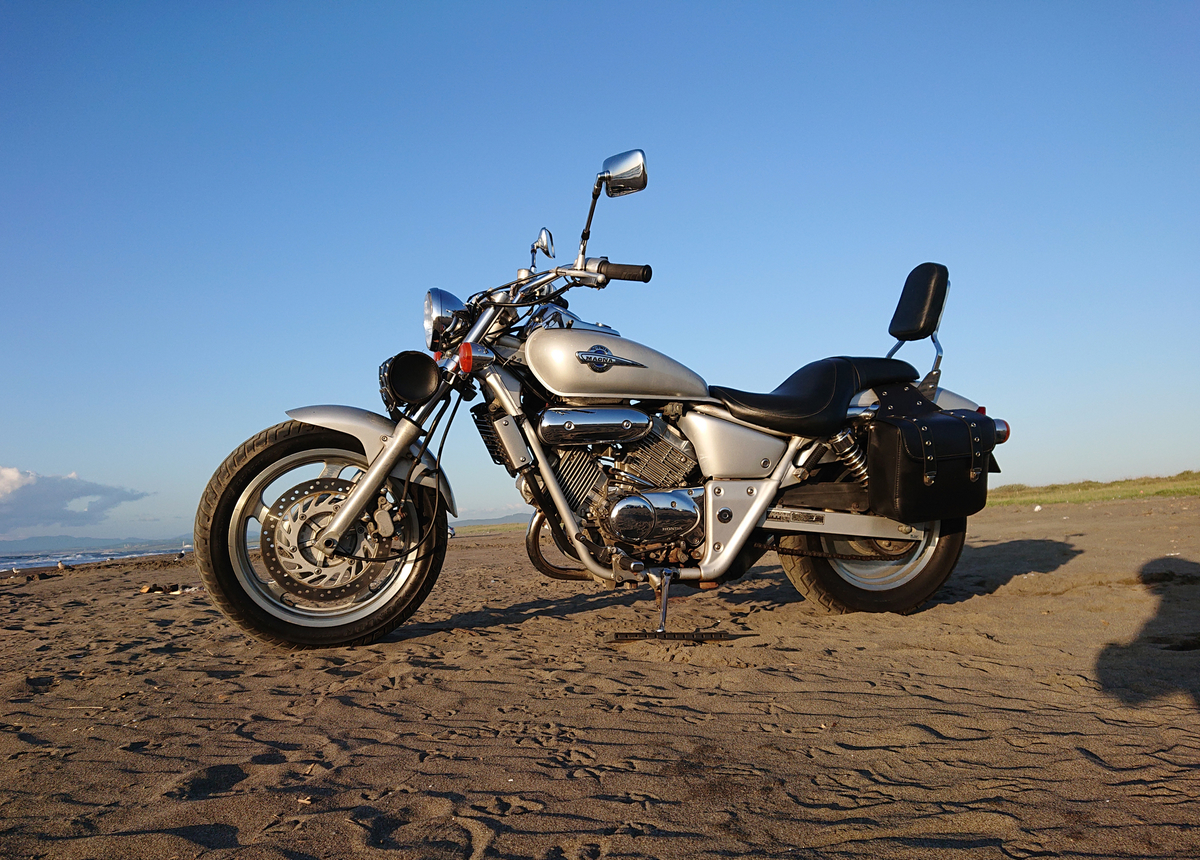 続 夕日の海 厚田 望来 石狩 マグナでバイクライフｉｎ北海道