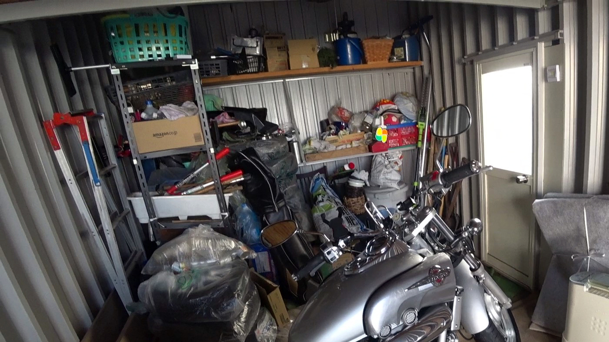 男の夢 タイヤラックでツールラック 自作 マグナでバイクライフｉｎ北海道