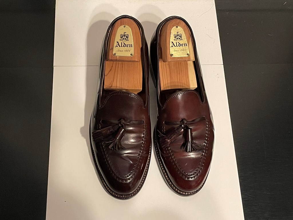 オールデン ALDEN タッセルローファー スリッポン 26.5 レザー 本革