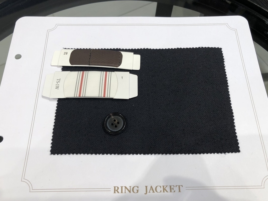 RING JACKET MEISTER 206でオーダーしたカシミヤ100%ジャケット