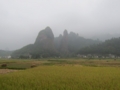 唐辛子峰風景区への山道の風景(中国湖南省邵陽市新寧県崀山鎮)