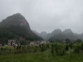 唐辛子峰風景区への山道の風景(中国湖南省邵陽市新寧県崀山鎮)