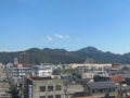 金華山,岐阜城(右奥)(岐阜県岐阜市)