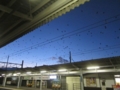 カラス多過ぎ(長野県安曇野市,明科駅)