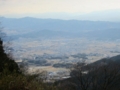 葛城山北尾根コース(秋津洲展望コース)からの秋津洲の風景(奈良県)