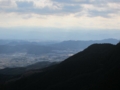 葛城山北尾根コースからの風景,大峰山脈(中央奥)(奈良県)