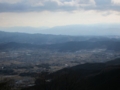 葛城山北尾根コースからの風景,大台ヶ原山地(やや左奥)(奈良県)