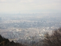 高安山駅の展望台からの昼景(大阪府)