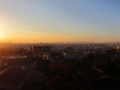  近鉄額田駅付近からの大阪平野の夕景(大阪府)