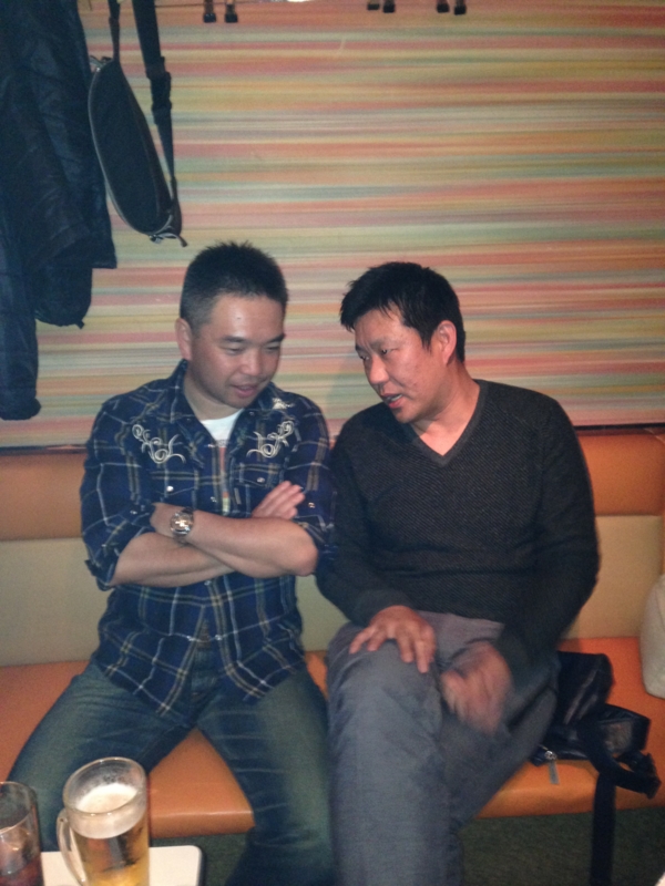 高橋友選手と二階選手