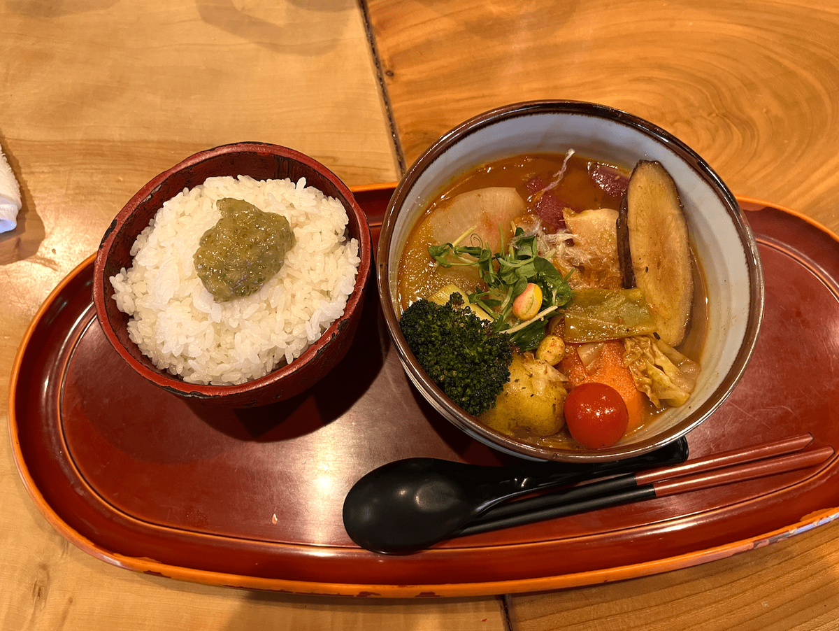 おくしばあちゃん これぞ野菜の旨味ばっちゃんカリー：1280円
