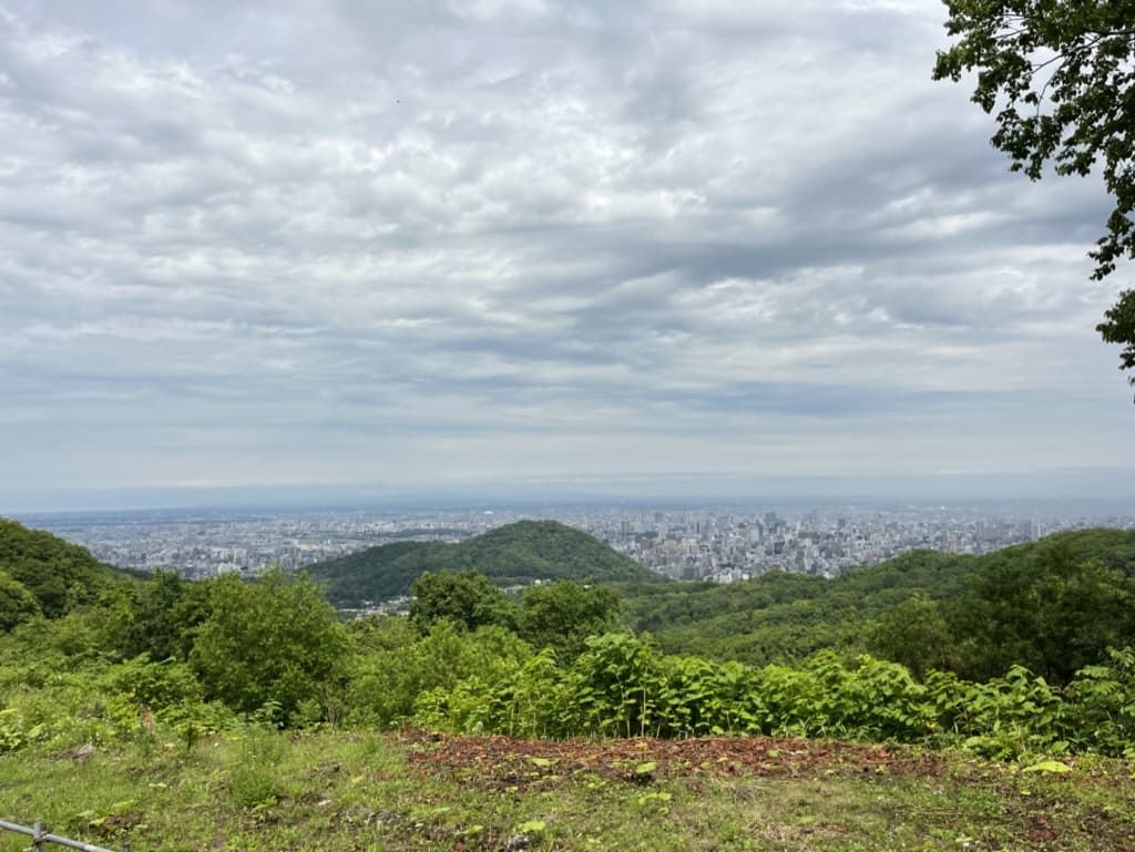 幌見峠ラベンダー園 景色