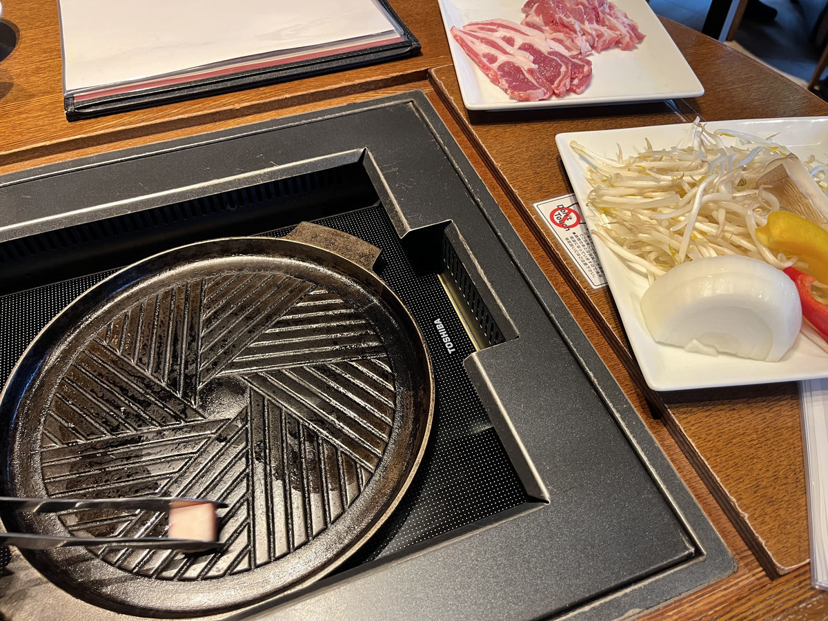 サッポロビール園 ガーデングリル 鉄板と焼き野菜