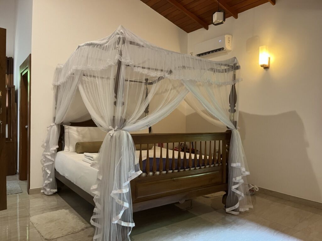 Luxury Villa with BB Free WI-FI 客室 キングベッド1台