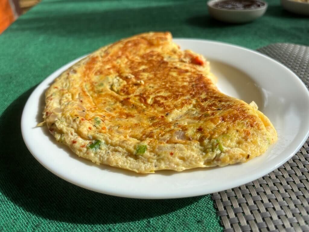 チーズ入りオムレット