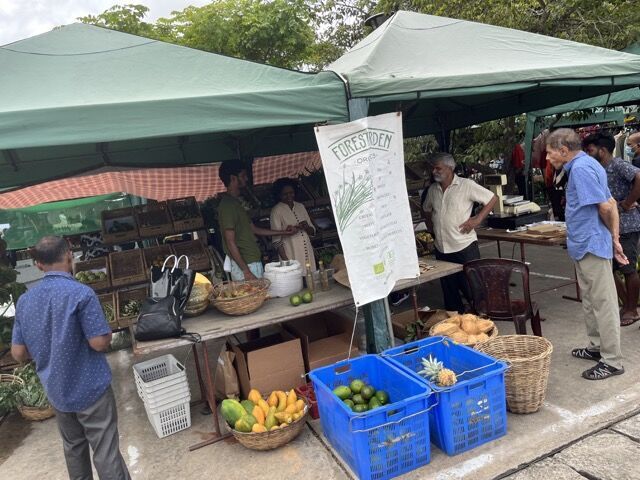 オーガニック野菜ショップ 店員さん