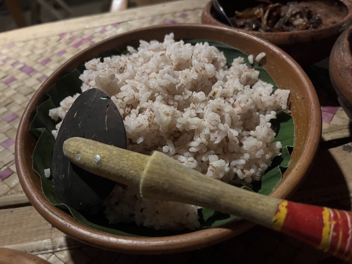 お家スタイルで絶品Rice &amp; Curry（ライス&amp;カリー）を提供する、隠れ家レストラン Ahangama（アハンガマ） 赤米 ラトゥキャクルハール