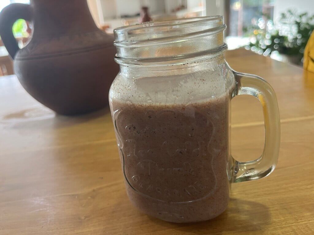 クラッカンキャンダ（シコクビエのお粥）Ranbath Organic Colombo4 オーガニックレストラン