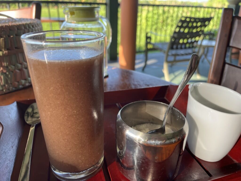 デュール ウッドアップル ジュース 7/14 朝食 Mailagama Cinnamon Residence