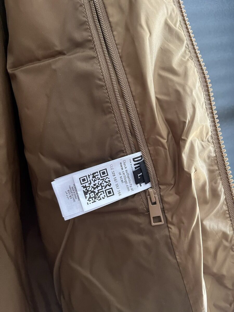 Diesel Certilogo 真贋確認QRコード