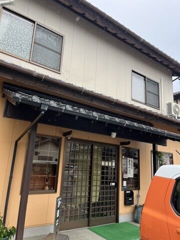 文珠庵の外観 昔ながらの蕎麦屋