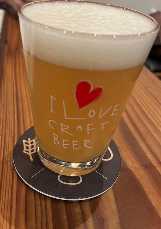 クラフトビアベース Mix Juicy 005 Hazy IPA グラス