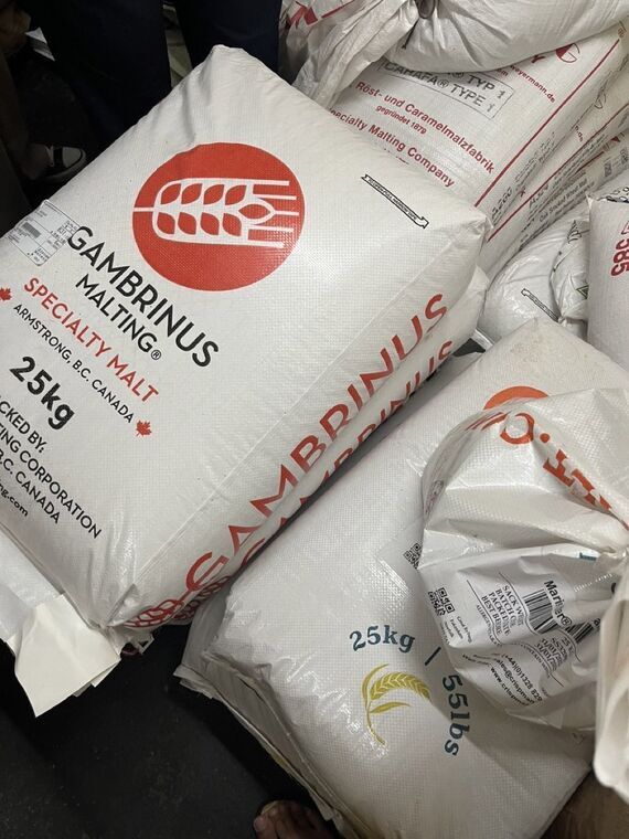 Gambrinus Malting モルト袋 25kg クラフトビアベース醸造所