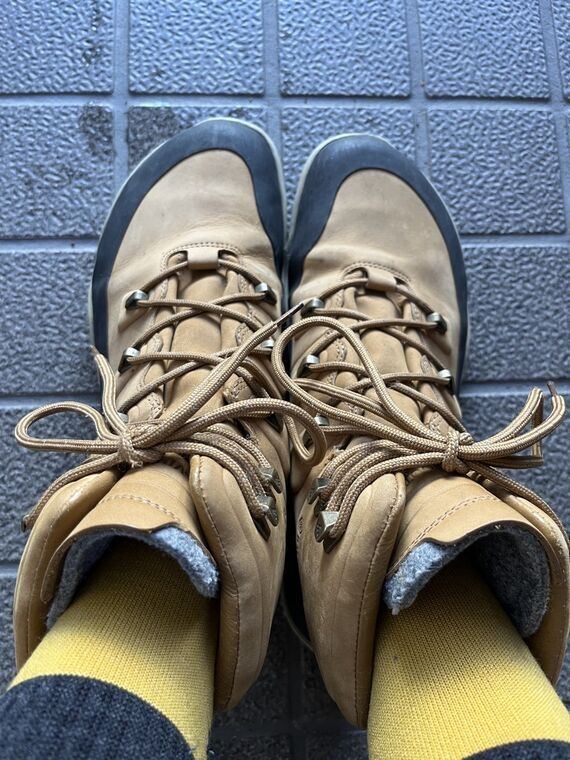 Vivobarefoot TRACKER WINTER SG を実際に履いた状態