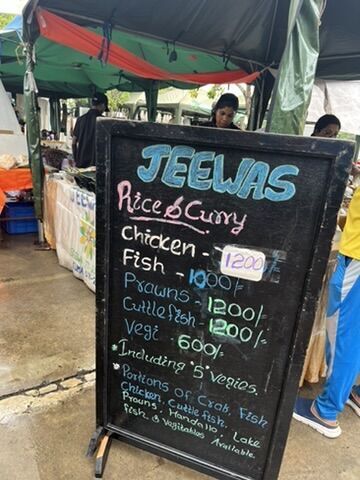 JEEWAS Rice &amp; Curry の看板