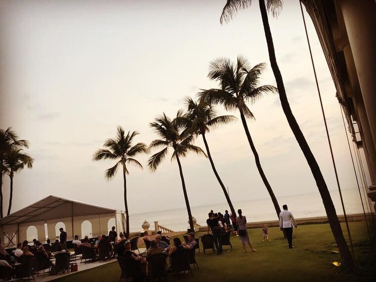 Galle Face Hotel外観（海側から）