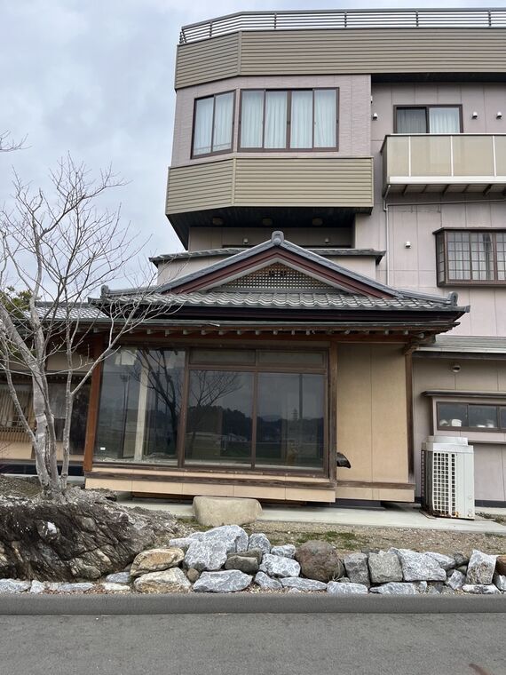 阿部住宅周辺の風景 気仙沼の街並み