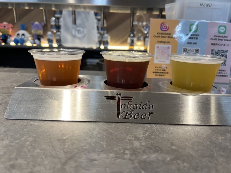 東海道BEER 13・15・18番 3種飲み比べセット Tokaido Beerトレイ