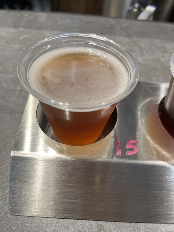 東海道BEER Barrel Aged Cranberry（15番）Fruit Ale 近接写真