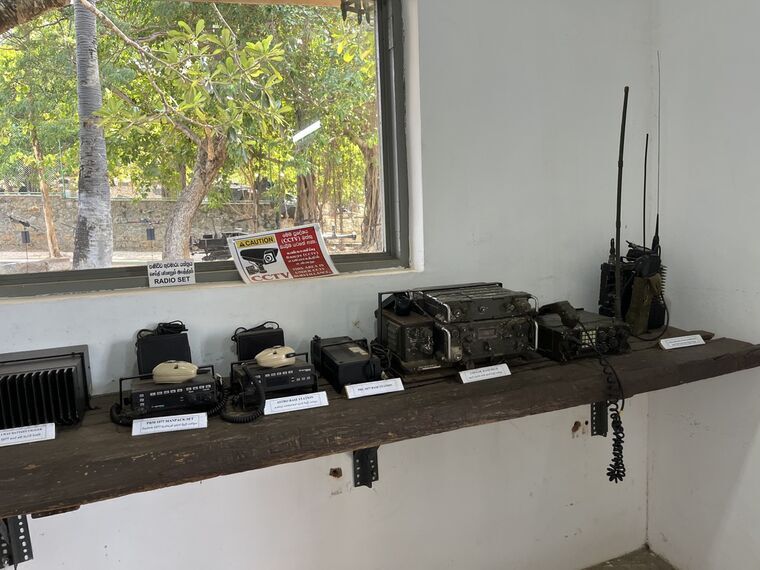 Orr's Hill Army Museum ラジオセット・通信機器室内展示