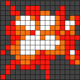 ドット絵設計図 沙羅曼蛇 マインクラフト まふみんのゲームぶろぐ
