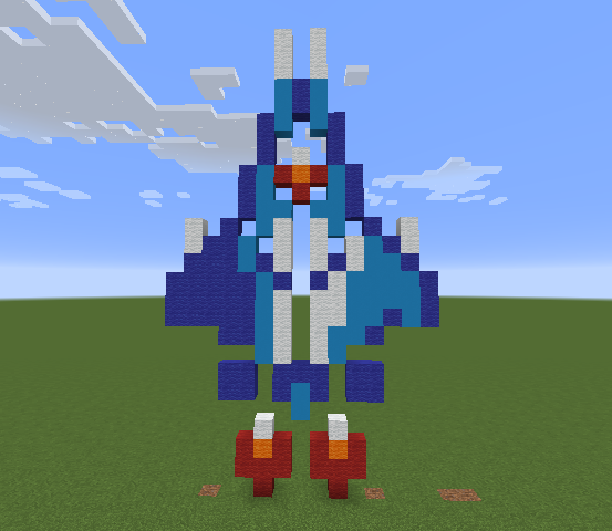 ドット絵設計図 沙羅曼蛇 マインクラフト まふみんのゲームぶろぐ