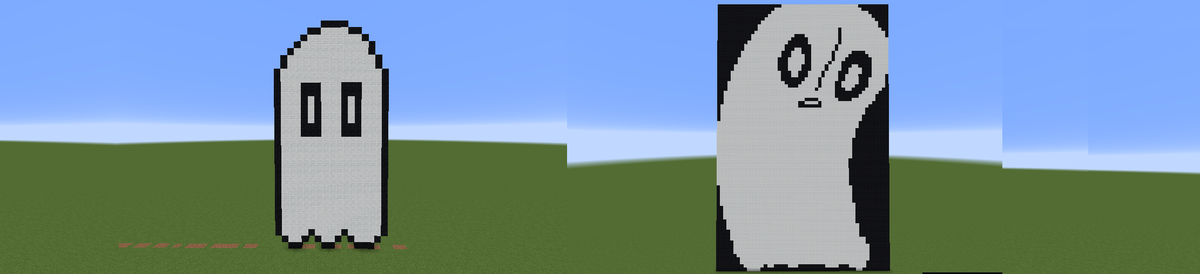 ドット絵設計図 Undertale ナプスタブルック マインクラフト まふみんのゲームぶろぐ