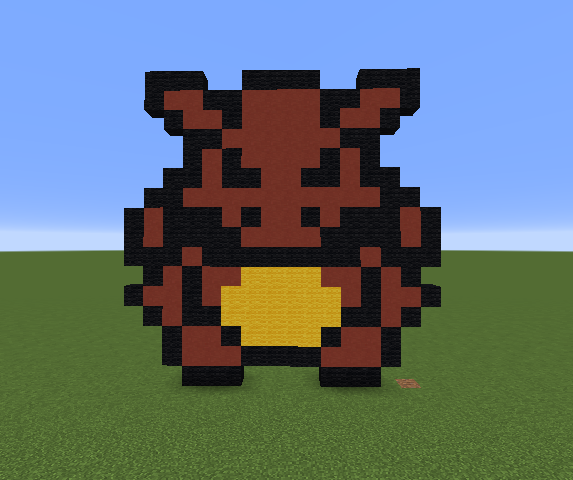ドット絵設計図 ポケモン金 銀 クリスタル アイコン マインクラフト まふみんのゲームぶろぐ