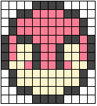 ドット絵設計図 ポケモン金 銀 クリスタル アイコン マインクラフト まふみんのゲームぶろぐ