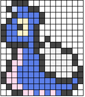 ドット絵設計図 ポケモン金 銀 クリスタル アイコン マインクラフト まふみんのゲームぶろぐ