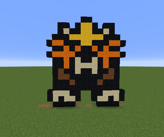 ドット絵設計図 ポケモン金 銀 クリスタル アイコン マインクラフト まふみんのゲームぶろぐ