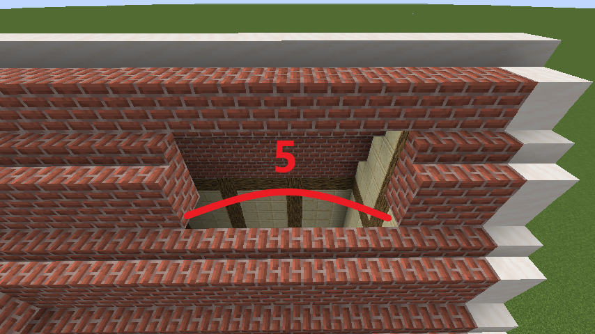 Minecraft建築レシピ レンガ屋根の洋風な家 外装のみ まふみんのゲームぶろぐ