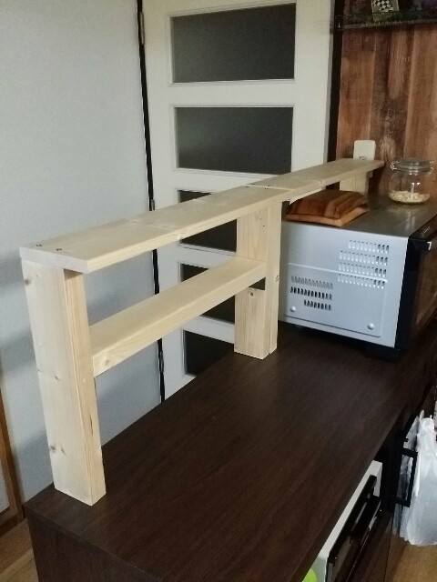 キッチンカウンター棚の作り方