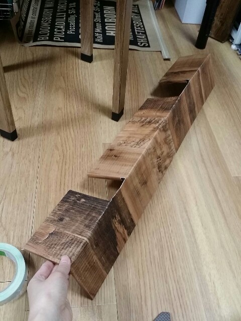 f:id:mai-19820911:20160222161346j:image セリアでカーテンレールカバーDIY