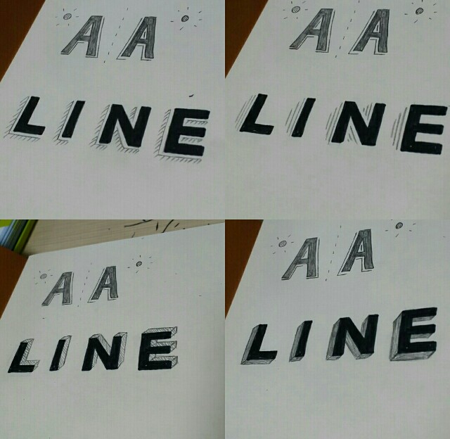 手書きレタリングのフォントの種類